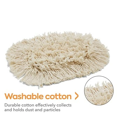 New 🎉 Dust Mop Heads Coastwide Professional™ Cut-End Wedge Dust Mop Head, Cotton, White (CW56762) ✨ 5 New 🎉 Dust Mop Heads Coastwide Professional™ Cut-End Wedge Dust Mop Head, Cotton, White (CW56762) ✨ - Image 3