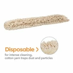 Coupon 😀 Dust Mop Heads Coastwide Professional™ Economy Cut-End Dust Mop Head, Cotton, 36" X 5", White (CW56758) 🛒 -Cleaning Tools Sales unnamed file 1030