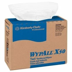 New ❤️ Surface Wipes WypAll® X50 TERI Reinforced Center Pull Wipers, 1 Ply, White, Pack Of 150 (39300) 🌟
