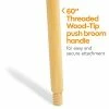 Wholesale 😉 Brooms & Dustpans Coastwide Professional™ 60" Wood Push Broom Handle, Threaded Wood Tip (CW57740) ⭐ -Cleaning Tools Sales unnamed file 1092