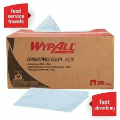 Cheapest 🤩 Wypall® Microfiber Cloths WypAll HydroKnit Fabric Foodservice Cloth, Blue, 200/Carton (51636) 🧨 -Cleaning Tools Sales unnamed file 1133