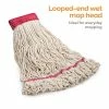 Discount 💯 Wet Mops Coastwide Professional™ Looped-End Wet Mop Head, Large, Cotton, 5" Headband, White (CW57748) ✨ -Cleaning Tools Sales unnamed file 1147