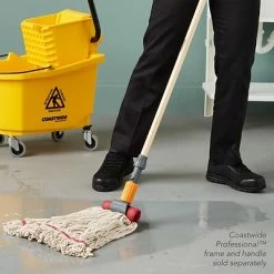 Discount 💯 Wet Mops Coastwide Professional™ Looped-End Wet Mop Head, Large, Cotton, 5" Headband, White (CW57748) ✨ -Cleaning Tools Sales unnamed file 1151