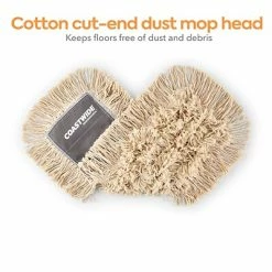Discount 😉 Dust Mop Heads Coastwide Professional™ Cut-End Dust Mop Head, Cotton, 18" X 5", White (CW56752) 👍