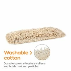 Discount 😉 Dust Mop Heads Coastwide Professional™ Cut-End Dust Mop Head, Cotton, 18" X 5", White (CW56752) 👍 -Cleaning Tools Sales unnamed file 1155