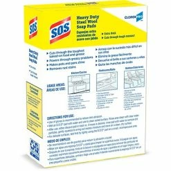 Outlet ⌛ Sponges & Hand Pads CloroxPro™ S.O.S® Steel Wool Soap Pads, 15 Count Each (Pack Of 12) (88320) 🎁 13 Outlet ⌛ Sponges & Hand Pads CloroxPro™ S.O.S® Steel Wool Soap Pads, 15 Count Each (Pack Of 12) (88320) 🎁 -Cleaning Tools Sales unnamed file 1165