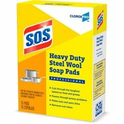 Outlet ⌛ Sponges & Hand Pads CloroxPro™ S.O.S® Steel Wool Soap Pads, 15 Count Each (Pack Of 12) (88320) 🎁 16 Outlet ⌛ Sponges & Hand Pads CloroxPro™ S.O.S® Steel Wool Soap Pads, 15 Count Each (Pack Of 12) (88320) 🎁 -Cleaning Tools Sales unnamed file 1168