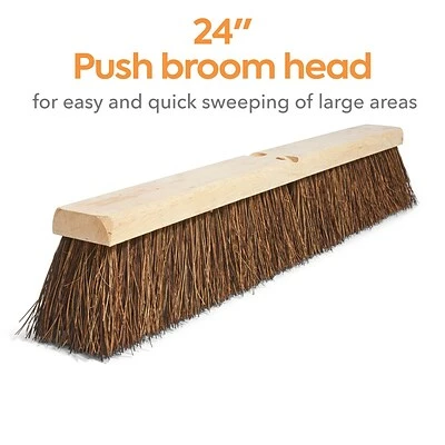 Wholesale 😀 Brooms & Dustpans Coastwide Professional™ 24" Push Broom Head, Palmyra (CW57737) 🥰 3 Wholesale 😀 Brooms & Dustpans Coastwide Professional™ 24" Push Broom Head, Palmyra (CW57737) 🥰