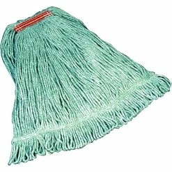 Best reviews of 🎁 Wet Mops Rubbermaid Commercial Products Super Stitch 24 OZ Blend Wet Mop, 1" Headband, Green (FGD21306GR00) 🧨