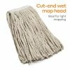 Best Pirce 💯 Wet Mops Coastwide Professional™ Cut-End Wet Mop Head, #16, Cotton, 1" Headband, White (CW57742) 🧨 -Cleaning Tools Sales unnamed file 1243