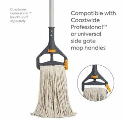 Best Pirce 💯 Wet Mops Coastwide Professional™ Cut-End Wet Mop Head, #16, Cotton, 1" Headband, White (CW57742) 🧨 -Cleaning Tools Sales unnamed file 1245