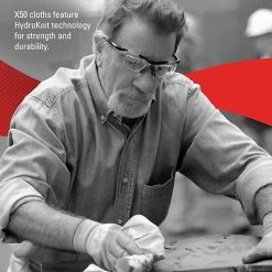 Best deal 😀 WypAll® Wipers WypAll X50 Cloth Wipers, White, 176 Wipers/Box, 10 Boxes/Carton (83550) 🎁 -Cleaning Tools Sales unnamed file 1253