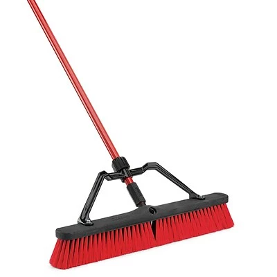 Cheap ✔️ Brooms & Dustpans Libman Commercial 24" Multi-Surface Heavy-Duty Push Broom, Red & Black Bristles, 3/Carton (823) ⌛ 3 Cheap ✔️ Brooms & Dustpans Libman Commercial 24" Multi-Surface Heavy-Duty Push Broom, Red & Black Bristles, 3/Carton (823) ⌛
