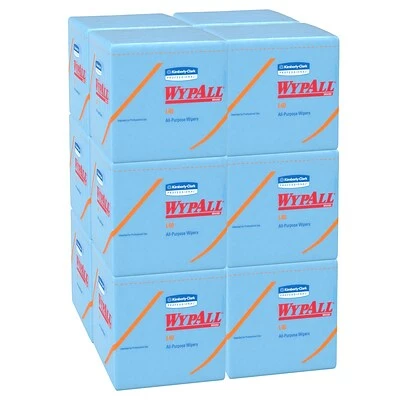 Outlet ⌛ Surface Wipes WypAll L40 Nylon Wipers, Blue, 56 Wipers/Pack, 12 Packs/Carton (05776) ✔️ 6 Outlet ⌛ Surface Wipes WypAll L40 Nylon Wipers, Blue, 56 Wipers/Pack, 12 Packs/Carton (05776) ✔️ - Image 4