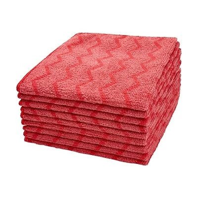New 🤩 Soft Cloth Rubbermaid HYGEN Microfiber Rags, Red, 12/Carton (FGQ62000RD00) 🛒 4 New 🤩 Soft Cloth Rubbermaid HYGEN Microfiber Rags, Red, 12/Carton (FGQ62000RD00) 🛒 - Image 2