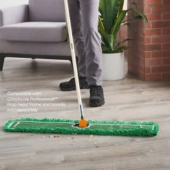 Flash Sale 🤩 Dust Mop Heads Coastwide Professional™ Looped-End Dust Mop Head, Microfiber, 36" X 5", Green (CW56771) ✔️ -Cleaning Tools Sales unnamed file 1318