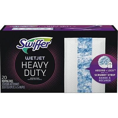 Deals ✔️ Wet Mops Swiffer WetJet Heavy Duty Mopping Pad, 20/Pack (81789) 😍 3 Deals ✔️ Wet Mops Swiffer WetJet Heavy Duty Mopping Pad, 20/Pack (81789) 😍
