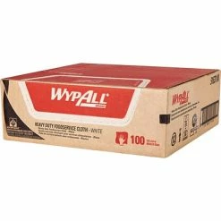 New 🔔 Wypall® Microfiber Cloths WypAll HydroKnit Heavy-Duty Fabric Foodservice Dry Cloths, White, 100/Carton (51631) 🌟
