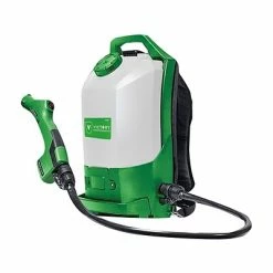 Flash Sale ❤️ Spray Bottles & Sprayers Victory Innovations Professional Cordless Electrostatic 🎒 Backpack Sprayer 288 Oz. Tank, Green/Black/White (VP300) 🔥