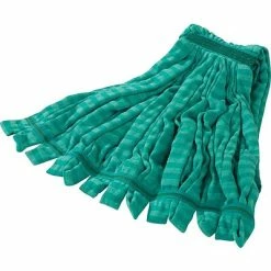 Flash Sale 💯 Rubbermaid® Microfiber Web Foot Wet Mop Head Rubbermaid Commercial Products 20 OZ Microfiber Tube Wet Mop, 1" Headband, Green (FGT81206GR00) 😉