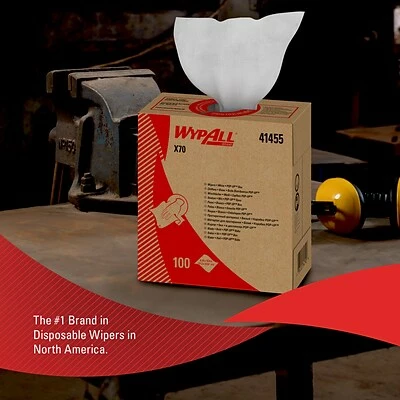 Wholesale 🌟 Microfiber Cloths, Wipers And Rags WypAll X70 Multifold Paper Towels, 1-Ply, 100 Sheets/Box, 10 Boxes/Carton (41455) ⭐ 6 Wholesale 🌟 Microfiber Cloths, Wipers And Rags WypAll X70 Multifold Paper Towels, 1-Ply, 100 Sheets/Box, 10 Boxes/Carton (41455) ⭐ - Image 4
