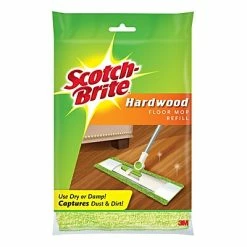Budget 👏 Mop Heads Scotch-Brite™ Microfiber Hardwood Floor Mop Refill, Green, 1/Pack (M-005-R) 🔔