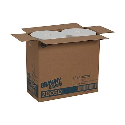 Cheapest 😍 Microfiber Cloths, Wipers And Rags Brawny Professional D400 Durable Fibers Wipers, White, 260 Sheets/Roll, 4 Rolls/Carton (20050) 🔥 5 Cheapest 😍 Microfiber Cloths, Wipers And Rags Brawny Professional D400 Durable Fibers Wipers, White, 260 Sheets/Roll, 4 Rolls/Carton (20050) 🔥 - Image 3