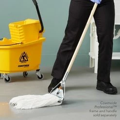 Promo ⌛ Wet Mops Coastwide Professional™ Cut-End Wet Mop Head, #24, Rayon, 1" Headband, White (CW57746) 🔔 -Cleaning Tools Sales unnamed file 1469