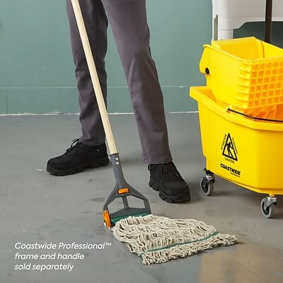 Best Pirce 🧨 Wet Mops Coastwide Professional™ Looped-End Wet Mop Head, Medium, Cotton, 5" Headband, White (CW57749) 🎉 6 Best Pirce 🧨 Wet Mops Coastwide Professional™ Looped-End Wet Mop Head, Medium, Cotton, 5" Headband, White (CW57749) 🎉 - Image 4