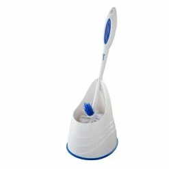 Coupon 👏 Cleaning Brush Quickie Plastic Toilet Brush With Caddy, Multicolor (2055463) 😀