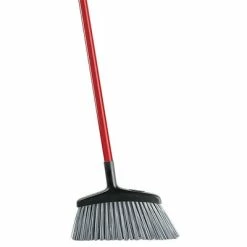 Best deal 🌟 Brooms Libman Rough Surface Angle Broom, Steel Handle, 15", Red & Gray, Case Of 6, (1102) ✔️