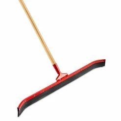 Coupon ✨ Window Washing Libman 36"W Curved Floor Squeegee Set, Wood Handle, 6 Pack (954) 🧨