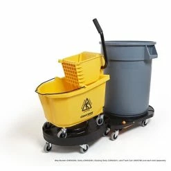 New ✔️ Cleaning Carts Coastwide Professional™ Click-Connect Trash Can Docking Dolly, Black (CW55231) 😉 -Cleaning Tools Sales unnamed file 1530