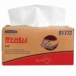 Best Sale 🔔 WypAll® Wipers WypAll L10 Hydroknit Wipers, White, 110 Wipes/Box, 18 Boxes/Carton (01772) ⌛ -Cleaning Tools Sales unnamed file 1549