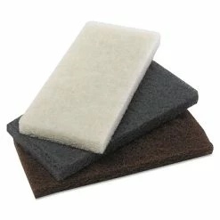 Best deal 🤩 Premier Pads Sponges & Hand Pads Premiere Pads 4" X 10" Light-Duty Scour Pad, White, 20 Pads/Carton ⌛