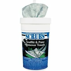 Brand new 🔥 Microfiber Cloths, Wipers And Rags Scrubs Graffiti & Spray Paint Cloth Remover Towel, Unscented, 30/Tub, 6 Tubs/CT (ITW90130CT) ⌛