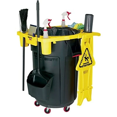 Wholesale 🎁 Cleaning Carts Rubbermaid Brute Rim Caddy (FG9W8700YEL) 👍 4 Wholesale 🎁 Cleaning Carts Rubbermaid Brute Rim Caddy (FG9W8700YEL) 👍 - Image 2
