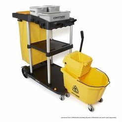 Deals 🎉 Cleaning Carts Coastwide Professional™ Click-Connect Janitorial Cart, 2 Shelf Set With Accessories (CW55228) 👍 -Cleaning Tools Sales unnamed file 1703