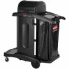 Coupon 💯 Cleaning Carts Rubbermaid Executive High Security Janitorial Cleaning Cart, Black (1861427) 😍 -Cleaning Tools Sales unnamed file 1713