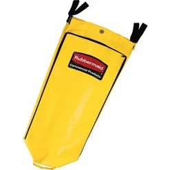 Hot Sale 🥰 Cleaning Carts Rubbermaid Commercial Cart Replacement Bag, 34 Gallon, Yellow (1966881) 😀