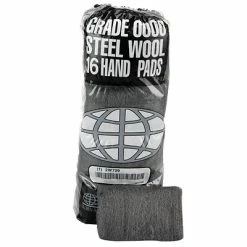 Best deal ✨ Global Material Steel Wool Hand Pad, #0000, Finest, 4" Wide, 12 Sleeves Per Case ⌛