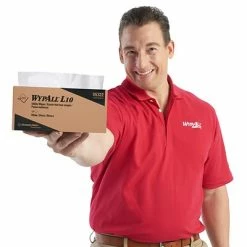 Promo 🔔 WypAll® Wipers WypAll L10 Paper Wipers, White, 125 Wipes/Pack, 18 Packs/Carton (05322) 😀 -Cleaning Tools Sales unnamed file 1758