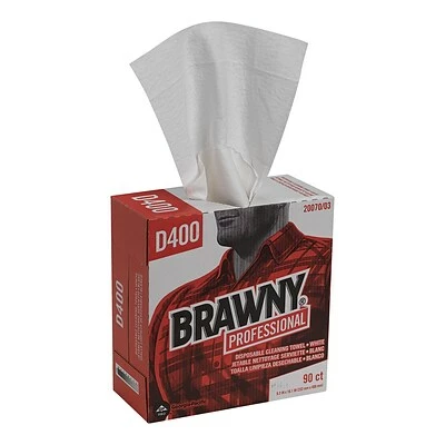 New 🎉 Brawny® Wiper In Bucket Brawny Professional D400 DRC Wipers, White, 90 Wipes/box, 10 Boxes/Carton (20070/03) 🥰 3 New 🎉 Brawny® Wiper In Bucket Brawny Professional D400 DRC Wipers, White, 90 Wipes/box, 10 Boxes/Carton (20070/03) 🥰
