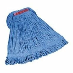 Wholesale 🔥 Mops Rubbermaid Commercial Products Super Stitch 24 Oz. Blend Wet Mop, 1" Headband, Blue, 6/Carton (FGD21306BL00) 🎉