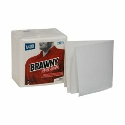 Best Pirce 💯 Microfiber Cloths, Wipers And Rags Brawny Professional A400 Cellulose Wipers, White, 800/Carton (29215) ✔️