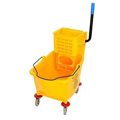 Best reviews of 🧨 Mop Buckets & Wringers Alpine Industries 36 Qt. Yellow PVC Mop Bucket With Side Wringer 2 Pack ⌛ 4 Best reviews of 🧨 Mop Buckets & Wringers Alpine Industries 36 Qt. Yellow PVC Mop Bucket With Side Wringer 2 Pack ⌛ - Image 2