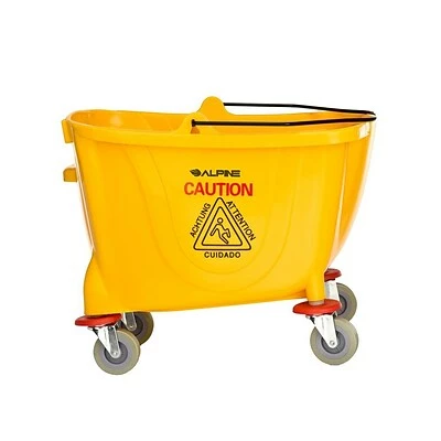 Best reviews of 🧨 Mop Buckets & Wringers Alpine Industries 36 Qt. Yellow PVC Mop Bucket With Side Wringer 2 Pack ⌛ 7 Best reviews of 🧨 Mop Buckets & Wringers Alpine Industries 36 Qt. Yellow PVC Mop Bucket With Side Wringer 2 Pack ⌛ - Image 5