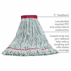 Hot Sale ✨ Wet Mops Coastwide Professional™ Looped-End Wet Mop Head, Large, Recycled PET/Cotton Blend, 5" Headband, Blue (CW57755) 💯 8 Hot Sale ✨ Wet Mops Coastwide Professional™ Looped-End Wet Mop Head, Large, Recycled PET/Cotton Blend, 5" Headband, Blue (CW57755) 💯 -Cleaning Tools Sales unnamed file 1902