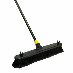 Best Sale 👏 Brooms & Dustpans Quickie Bulldozer 24" Horse Hair Pushbroom (520) 🔔