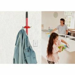 Best Sale 👏 Brooms & Dustpans Alpine Industries 4.6" Wall Mounted Mop And Broom Holder With 2-Hooks (30-Pack) ❤️ -Cleaning Tools Sales unnamed file 1963